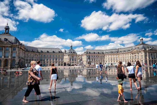 place de la bourse in bordeaux