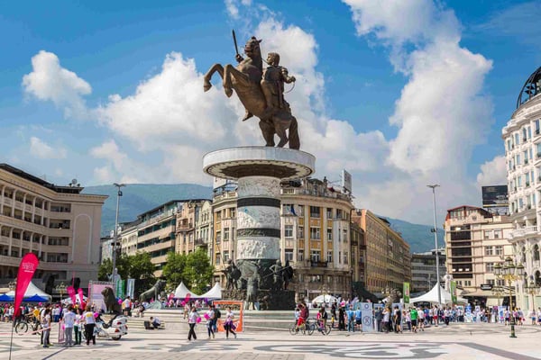 Alexander the Great Monument in Skopje