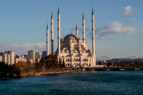 Ancient mosque in Bosphorus in Istanbul
