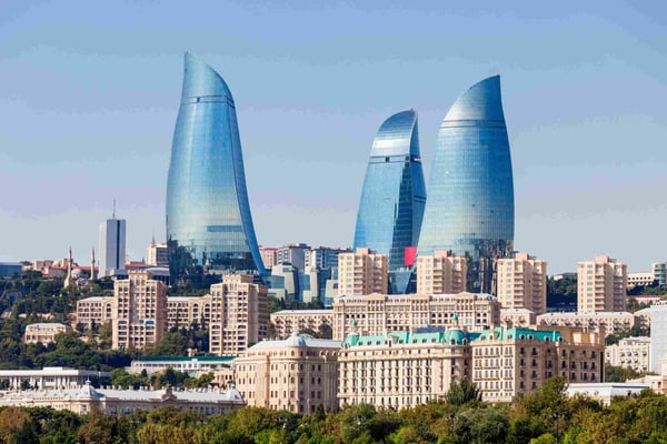 Baku Flame Towers is the tallest skyscraper