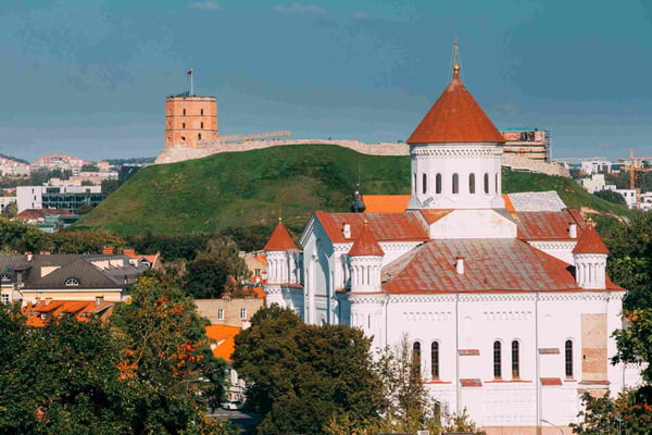 Cathedral Of Theotokos And Tower Of Gediminas