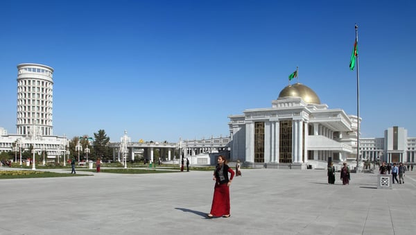 Central square of Ashgabad