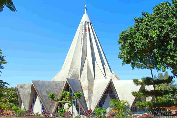 Church in Polana district of Maputo Mozambique 