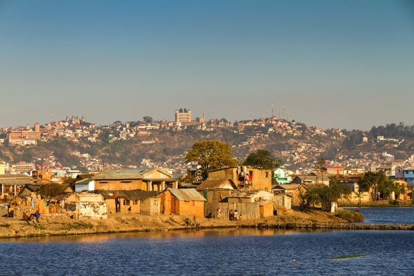Cityscape of Antananarivo Madagascar
