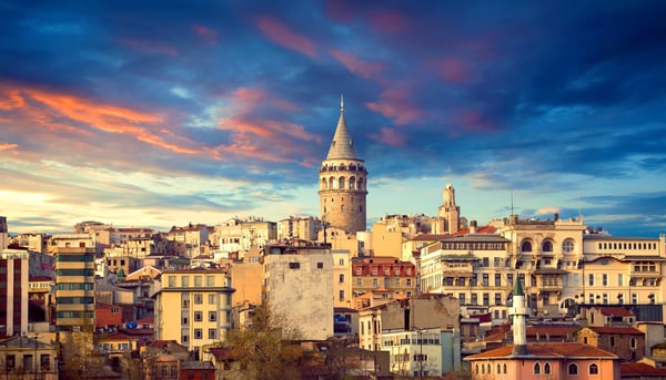 Galata Tower the panorama of Istanbul 