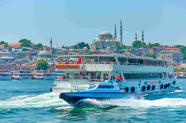 Golden Horn inlet in Istanbul 