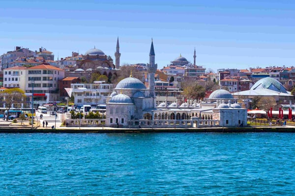 Golden Horn on the duct slopes City