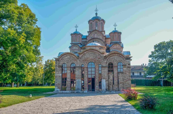 Gracanica monastery near Prishtina