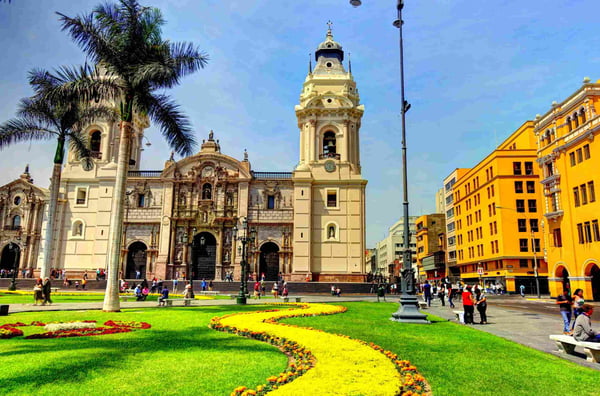 Lima Main Square in Lima Peru