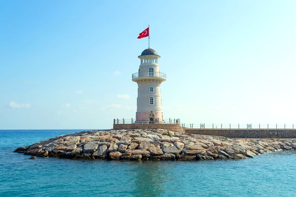 Mediterranean sea of Turkey