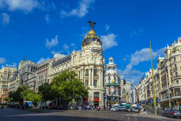 Metropolis hotel in Madrid