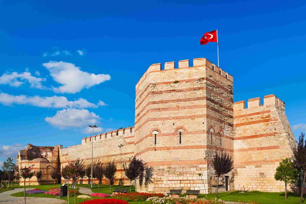  Old fortress at Istanbul Turkey 