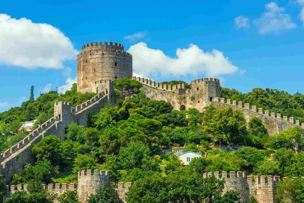 One of the towers of Rumeli Fortress