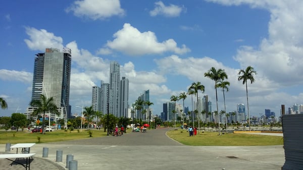 Panama skyscrapers from the costway