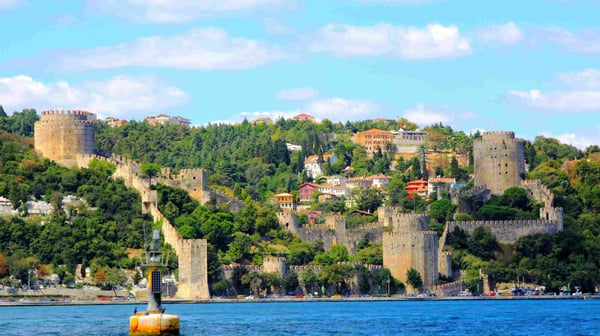 Rumeli Fortress on the bank of Bosphorus in Istanbul Turkey 