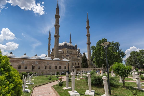 Selimiye Mosque in city of Edirne