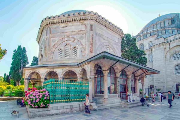 Suleymaniye Mosque is an Ottoman imperial mosque