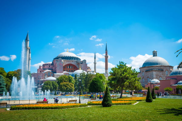 Sultan Ahmet park in Istanbul