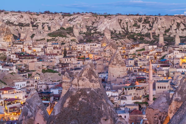 Sunrise in Goreme city Turkey
