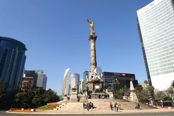 The Angel of Independence in mexico city