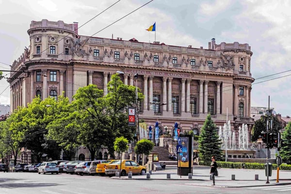 The Palace of the National Military Circle bucharest romania