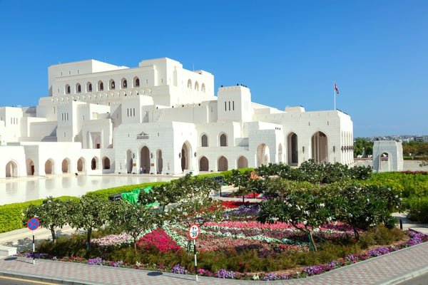 The Royal Opera House in Muscat