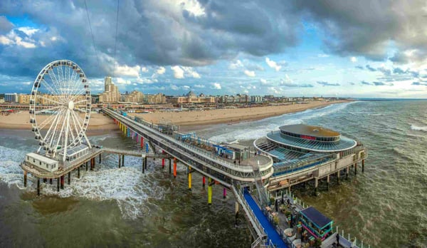 The Scheveningen Pier in The Hague Netherlands