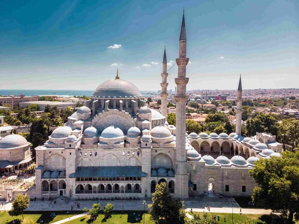  The Suleymaniye Mosque is an Ottoman imperial mosque in Istanbul 