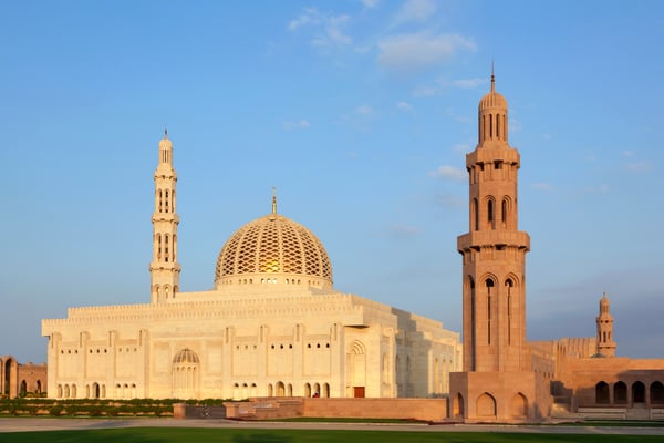 The Sultan Qaboos Grand Mosque in Muscat