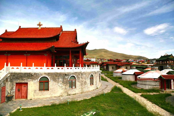 The ger camp at Ulaanbaatar Mongolia