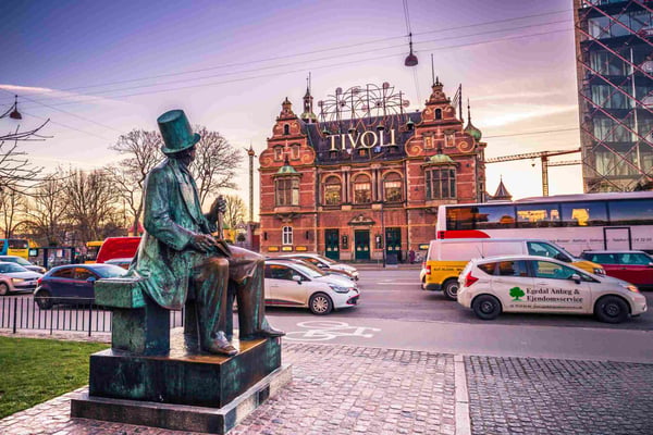 Tivoli Gardens in Copenhagen
