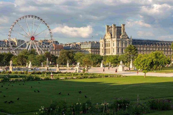 View of the Tuileries Garden 