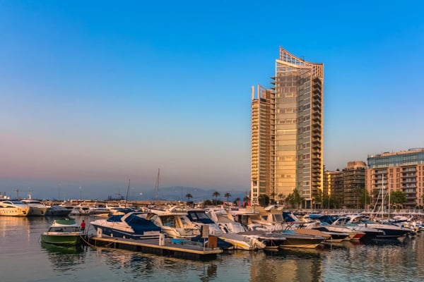  aitunay Bay marina in Beirut 