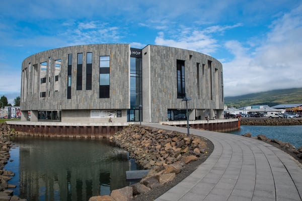 akureyri iceland modern architecture culture house hof