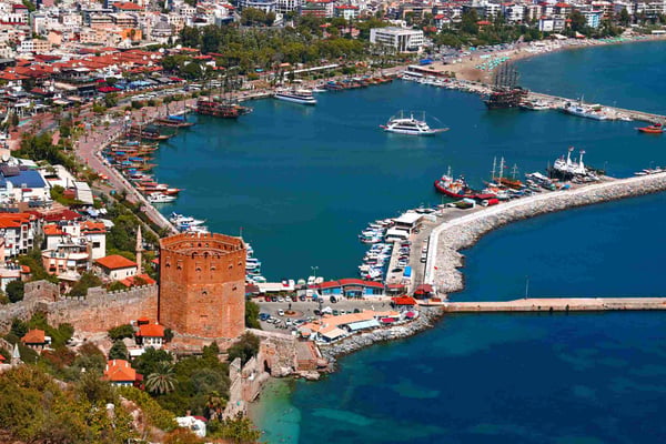 alanya castle in antalya