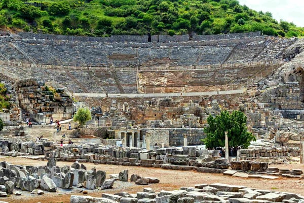 ancient antique city of ephesus