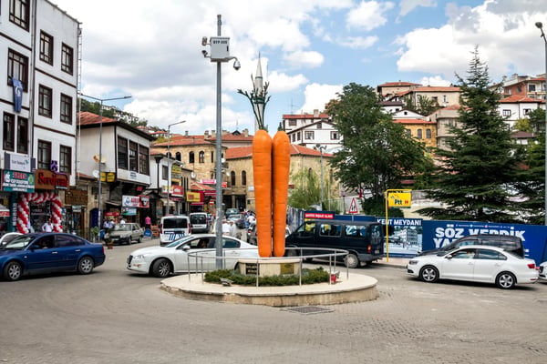 ankara turkey beypazari is famous with its traditional turkish houses