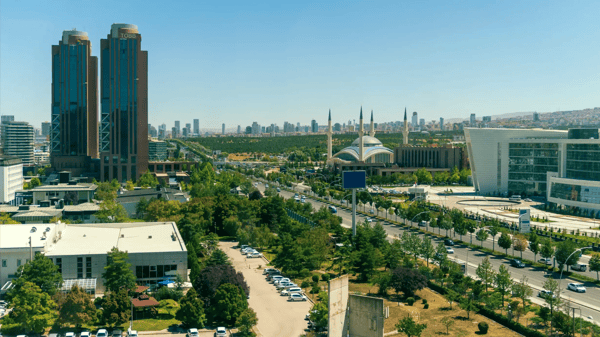 ankara turkey cityscape of ankara the capital city of turkey