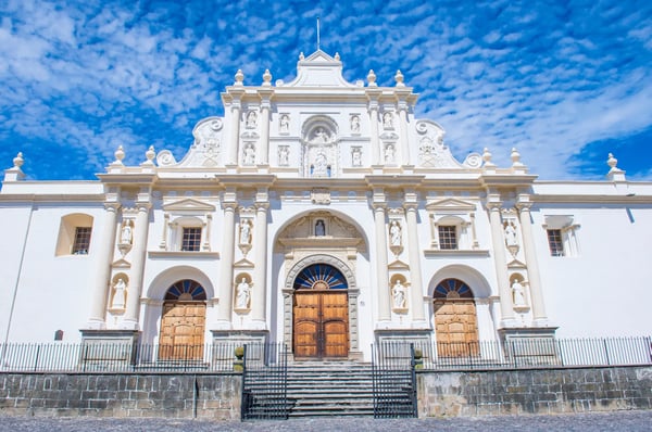 antigua guatemala the cathedral of santiago in antigua guatemala
