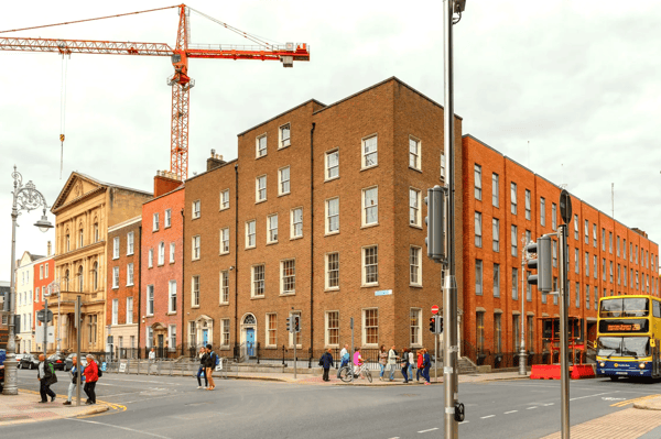 architecture of dublin the capital and largest city of ireland