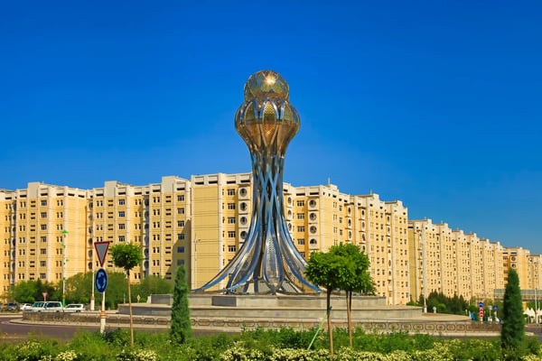 ashgabat turkmenistan modern architecture of ashgabat the monument is called zemin  
