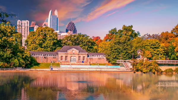 atlanta skyline lake 