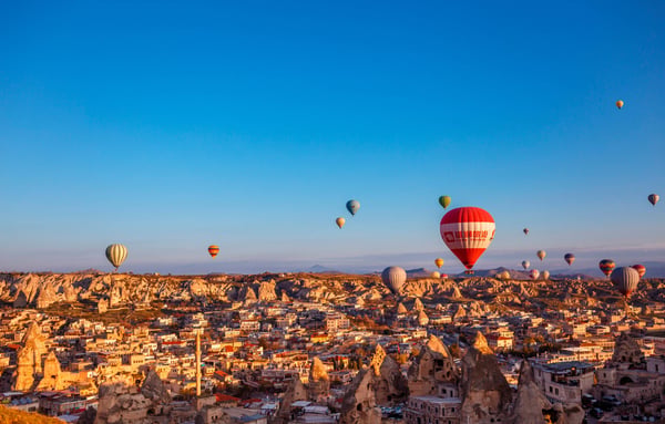 balloon flight in the Goreme Valley