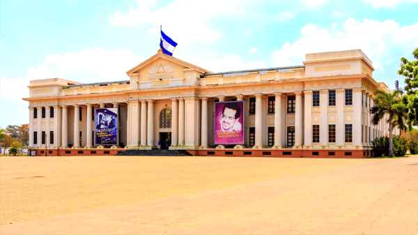 banana parthenon palacio nacional the republic square managua