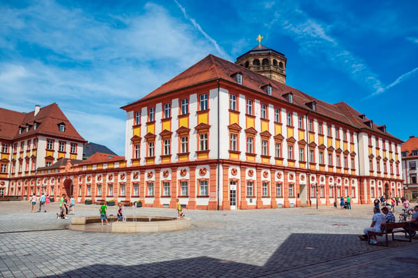 bayreuth germany circa bavarian town bayreuth at summertime bayreuth germany