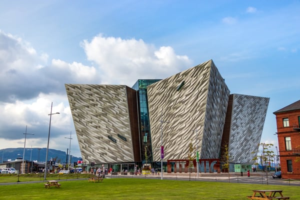 belfast northern ireland uk the titanic museum in belfast northern ireland 