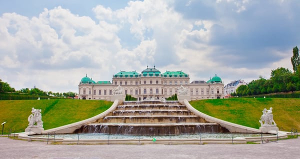 belvedere palace in vienna austria 
