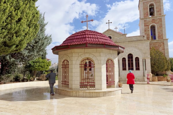 bethlehem israel greek monastery on the field of the shepherds chapel 