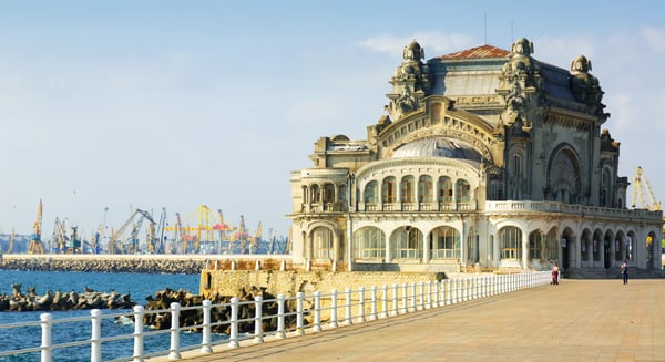 black sea coast in onstanta romania
