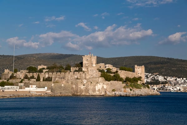 bodrum castle view turkey
